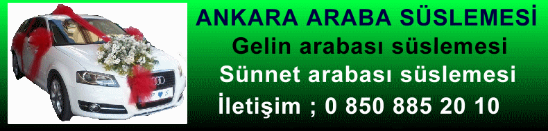 Ankara Ahlatl�bel gelin arabas� s�slemesi
